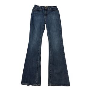 Levi's Women's Bootcut Denim Jeans Blue Medium Wash 5-Pocket Design W28XL30